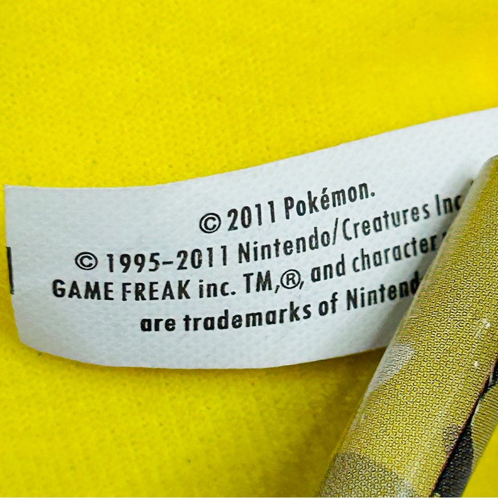 2011 Pokemon Pikachu 10” Plush Toy Factory Nintendo Game Freak Stuffed Animal - Picture 8 of 9